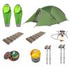 2 people camping kit for rent in puerto natales for torres del paine chile