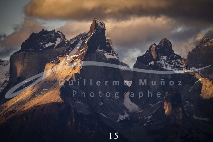 souvenirs: landscape postcard for sale in puerto natales