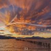 souvenirs: landscape postcard for sale in puerto natales