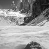 souvenirs: landscape postcard for sale in puerto natales