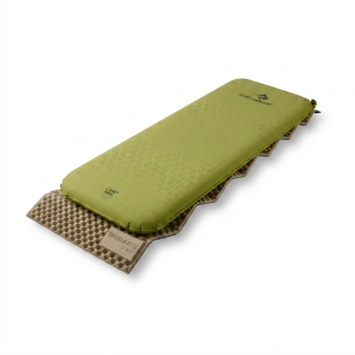 Inflatable sleeping pad combo